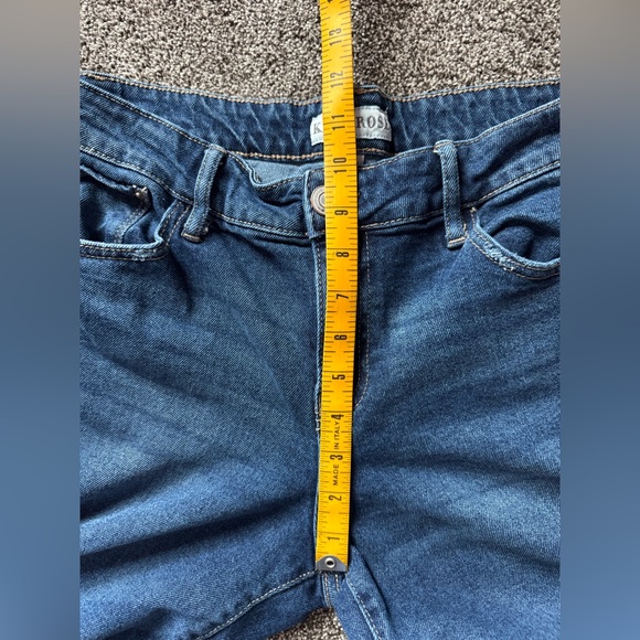 Knox Rose Cropped Semi-Distressed Embroidered Women's Jeans - Picture 4 of 17